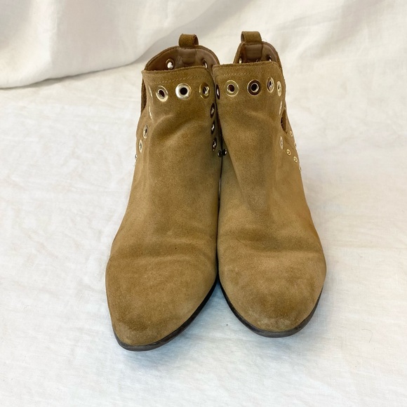 Sam Edelman Revolve Rubin Grommet Suede Ankle Boot - Picture 3 of 15